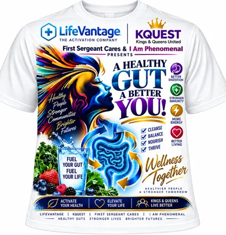 Walk for a Healthier Gut & A Better You – T-Shirt & Registration